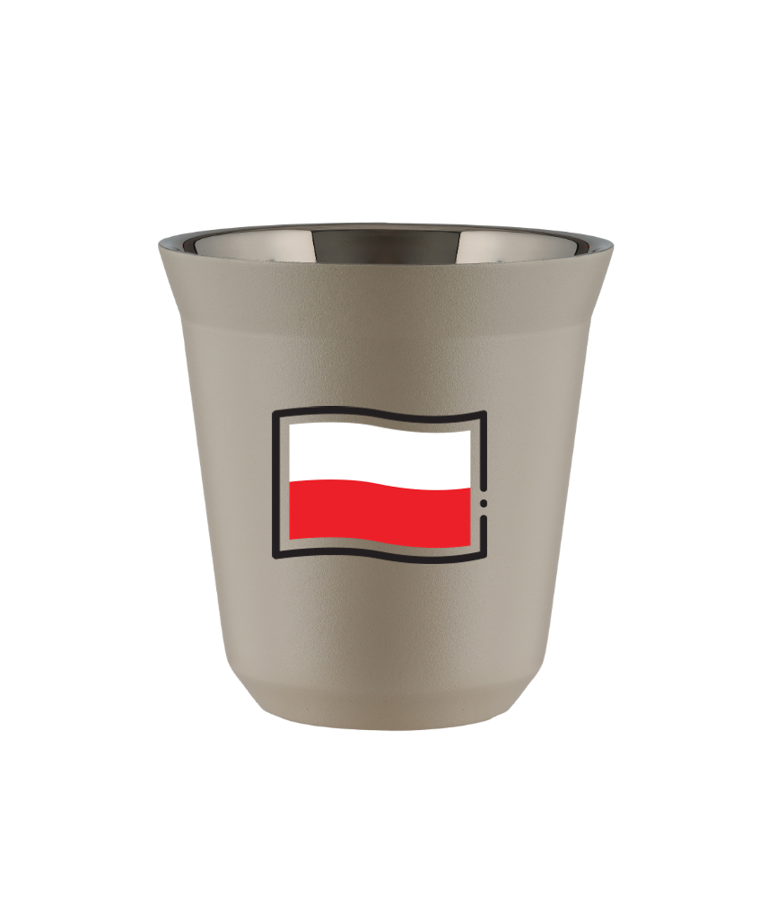 Kubek natural beige 240 ml, FLAGA POLSKI kubek termiczny na kawe | 80,00 zł Kubek natural beige 240 ml, FLAGA POLSKI kubek termiczny na kawe | 80,00 zł