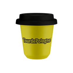Cup 240 ml TourDePologne , with black lid