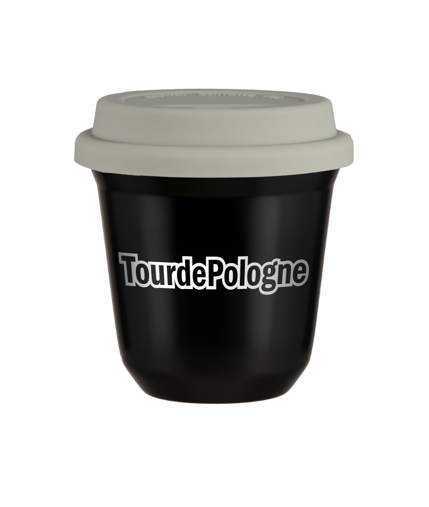 Cup 150 ml TourDePologne , with white lid