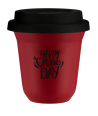 Kubek czerwony Happy Valentine’s Day 240 ml kubek termiczny na kawe | 90,00 zł