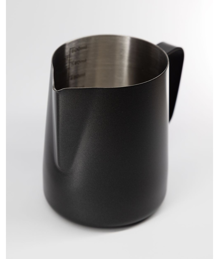 Black milk frothing pitcher