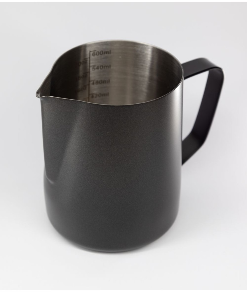 Black milk frothing pitcher
