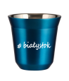 Kubek 80 ml NIEBIESKI METALIC Białystok kubek termiczny na kawe | 65,00 zł