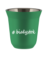 Kubek 80 ml ZIELONY Białystok kubek termiczny na kawe | 65,00 zł