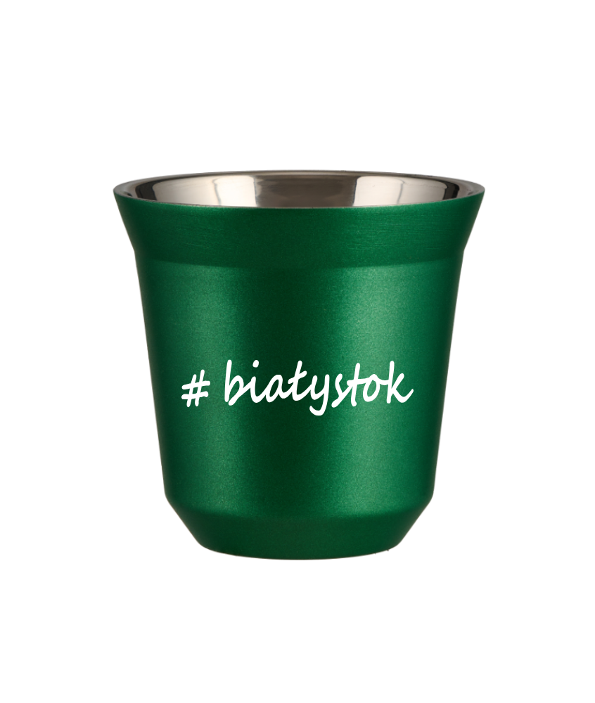 Kubek 150 ml ZIELONY METALIC Białystok kubek termiczny na kawe | 65,00 zł Kubek 150 ml ZIELONY METALIC Białystok kubek termiczny na kawe | 65,00 zł