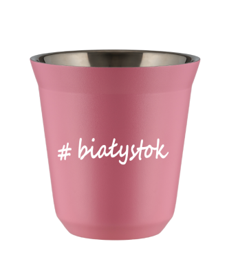 Kubek 80 ml RÓŻOWY Białystok