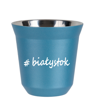 Kubek 240 ml BŁĘKITNY METALIC Białystok