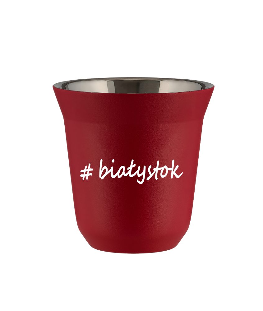 Kubek 240 ml CZERWONY Białystok kubek termiczny na kawe | 70,00 zł Kubek 240 ml CZERWONY Białystok kubek termiczny na kawe | 70,00 zł