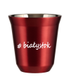 Kubek 150 ml CZERWONY METALIC Białystok kubek termiczny na kawe | 65,00 zł