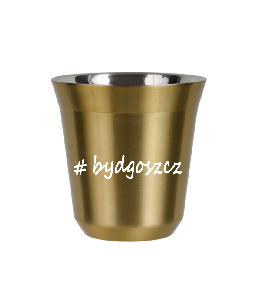Kubek 80 ml ZŁOTY Bydgoszcz kubek termiczny na kawe | 65,00 zł Kubek 80 ml ZŁOTY Bydgoszcz kubek termiczny na kawe | 65,00 zł
