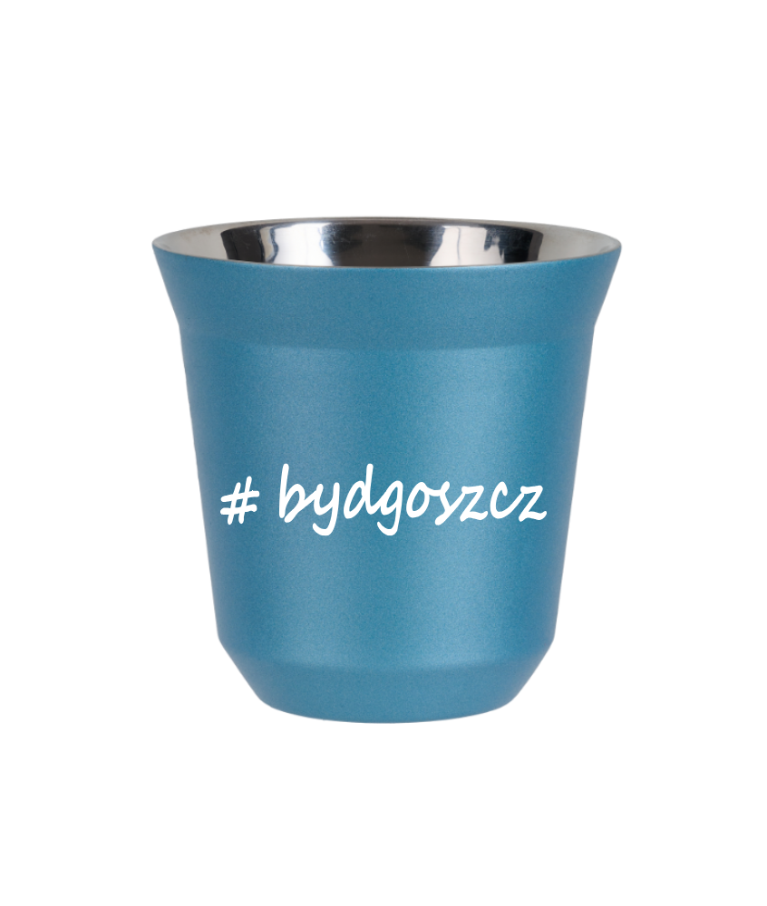 Kubek 240 ml BŁĘKITNY METALIC Bydgoszcz kubek termiczny na kawe | 70,00 zł