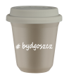 Kubek 150 ml BEŻOWY Bydgoszcz z pokrywką biala kubek termiczny na kawe | 70,00 zł