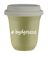 Kubek 240 ml PISTACJOWY Bydgoszcz z pokrywką biala kubek termiczny na kawe | 75,00 zł