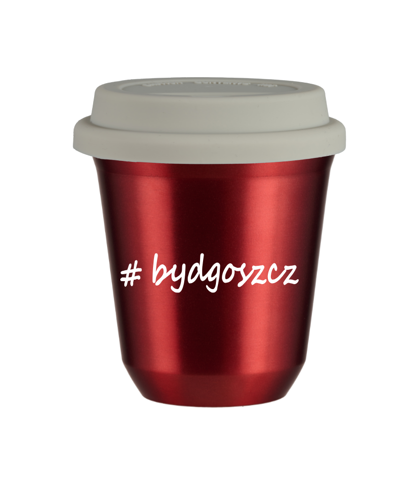 Kubek 240 ml CZERWONY METALIC Bydgoszcz z pokrywką biala kubek termiczny na kawe | 75,00 zł Kubek 240 ml CZERWONY METALIC Bydgoszcz z pokrywką biala kubek termiczny na kawe | 75,00 zł