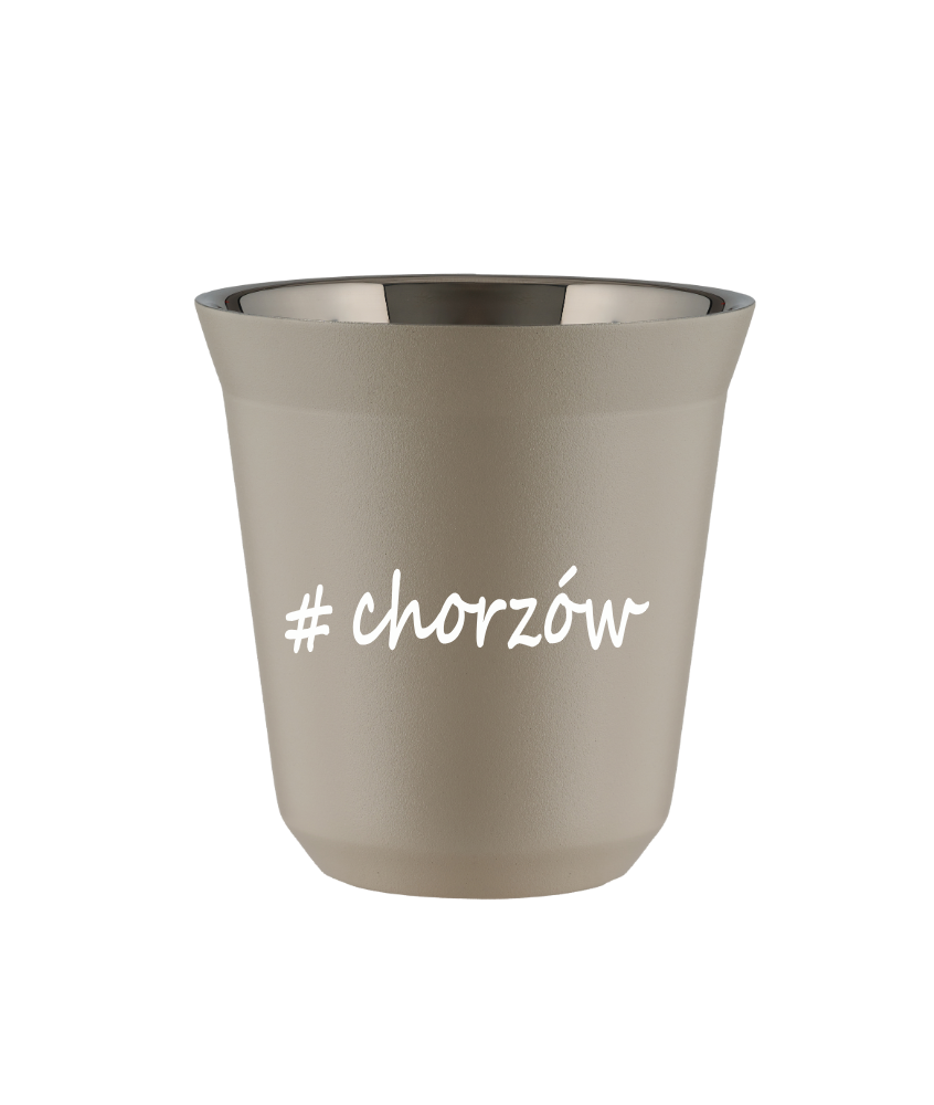 Kubek 80 ml BEŻOWY Chorzów kubek termiczny na kawe | 65,00 zł Kubek 80 ml BEŻOWY Chorzów kubek termiczny na kawe | 65,00 zł