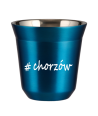 Kubek 80 ml NIEBIESKI METALIC Chorzów kubek termiczny na kawe | 65,00 zł