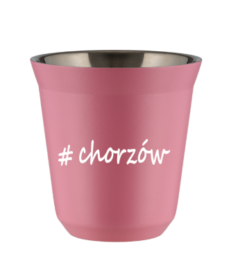 Kubek 240 ml RÓŻOWY Chorzów