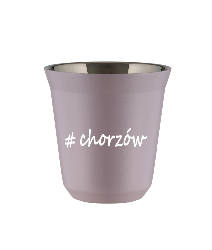 Kubek 80 ml LAWENDOWY Chorzów kubek termiczny na kawe | 65,00 zł Kubek 80 ml LAWENDOWY Chorzów kubek termiczny na kawe | 65,00 zł