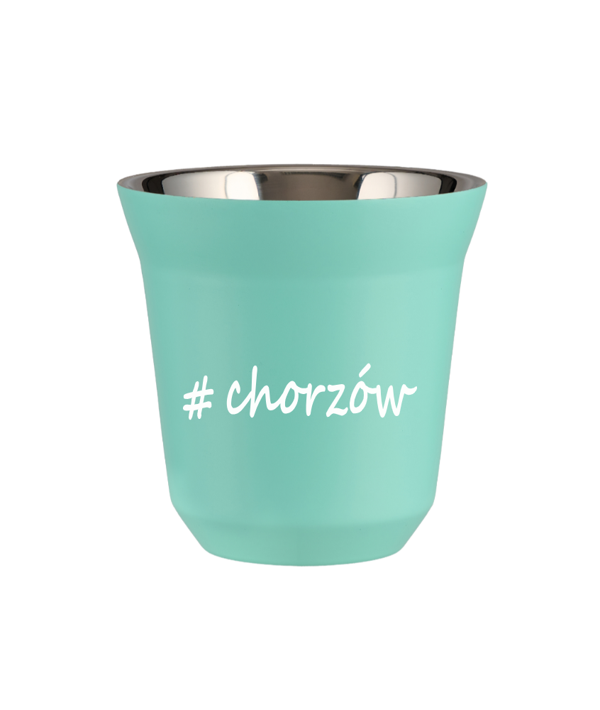 Kubek 150 ml TURKUSOWY Chorzów kubek termiczny na kawe | 65,00 zł Kubek 150 ml TURKUSOWY Chorzów kubek termiczny na kawe | 65,00 zł