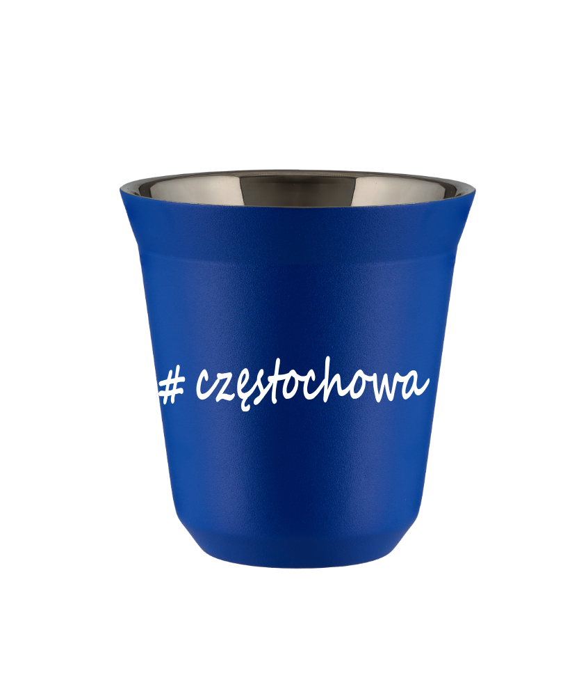 Kubek 240 ml NIEBIESKI Częstochowa kubek termiczny na kawe | 70,00 zł Kubek 240 ml NIEBIESKI Częstochowa kubek termiczny na kawe | 70,00 zł