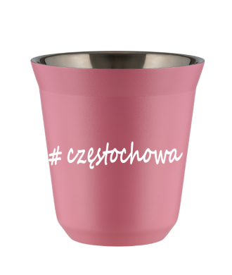 Kubek 150 ml RÓŻOWY Częstochowa