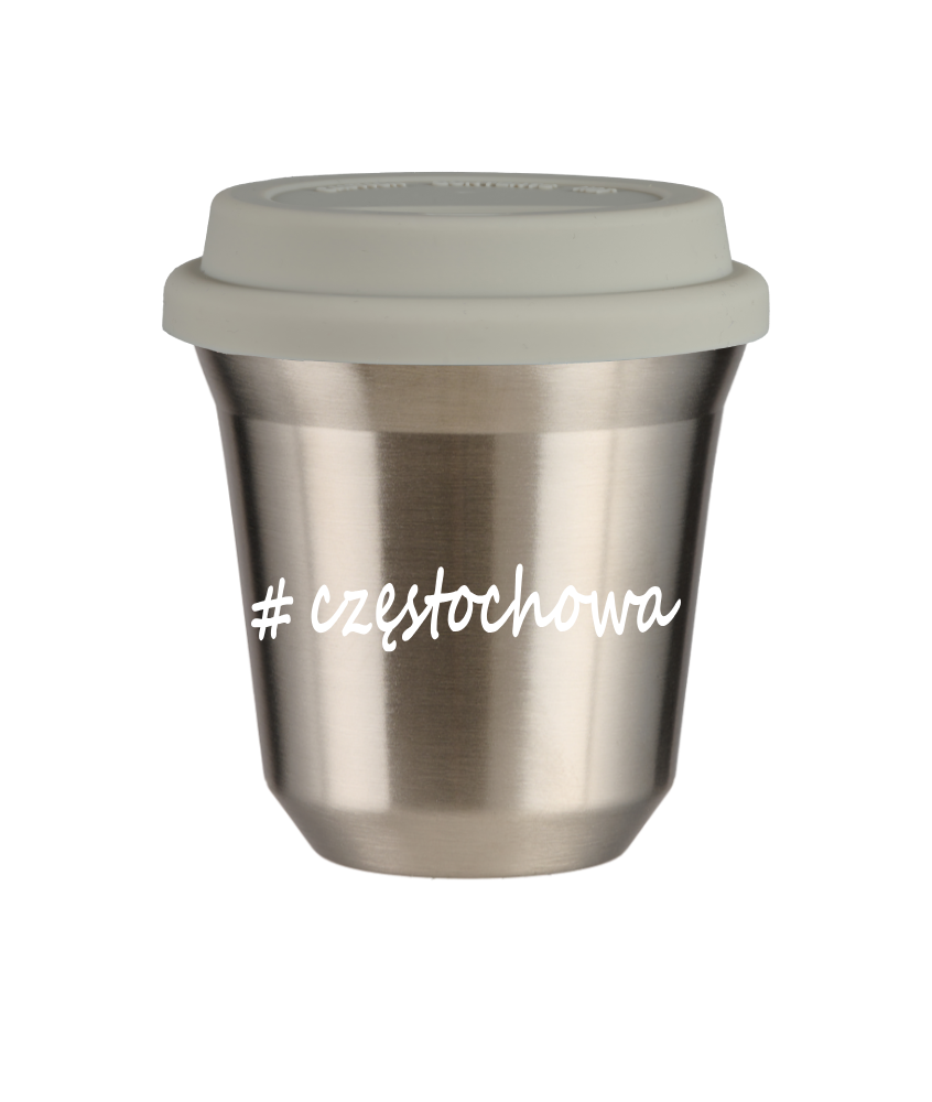 Kubek 150 ml SREBRNY Częstochowa z pokrywką biala kubek termiczny na kawe | 70,00 zł Kubek 150 ml SREBRNY Częstochowa z pokrywką biala kubek termiczny na kawe | 70,00 zł