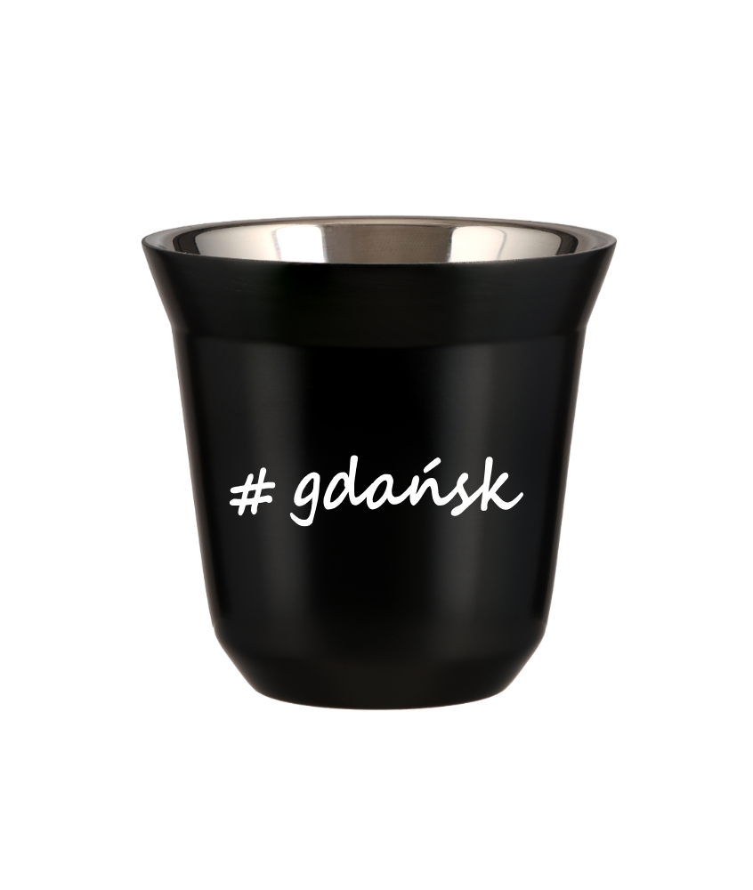 Kubek 150 ml CZARNY Gdańsk kubek termiczny na kawe | 65,00 zł Kubek 150 ml CZARNY Gdańsk kubek termiczny na kawe | 65,00 zł