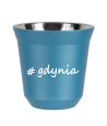 Kubek 150 ml BŁĘKITNY METALIC Gdynia kubek termiczny na kawe | 65,00 zł