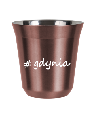 Kubek 240 ml RÓŻOWE ZŁOTO Gdynia