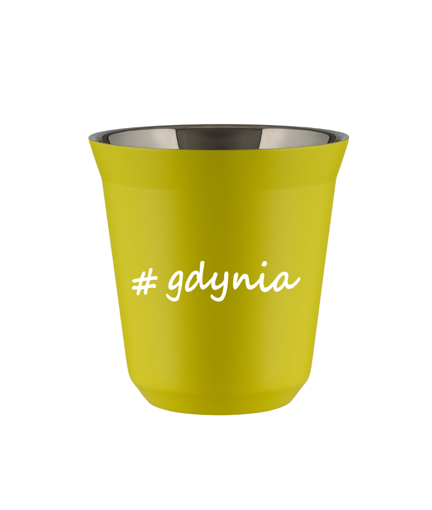 Kubek 240 ml ŻÓŁTY Gdynia kubek termiczny na kawe | 70,00 zł Kubek 240 ml ŻÓŁTY Gdynia kubek termiczny na kawe | 70,00 zł