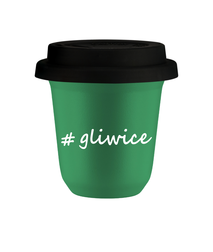 Kubek 80 ml ZIELONY Gliwice z pokrywką czarna kubek termiczny na kawe | 70,00 zł Kubek 80 ml ZIELONY Gliwice z pokrywką czarna kubek termiczny na kawe | 70,00 zł