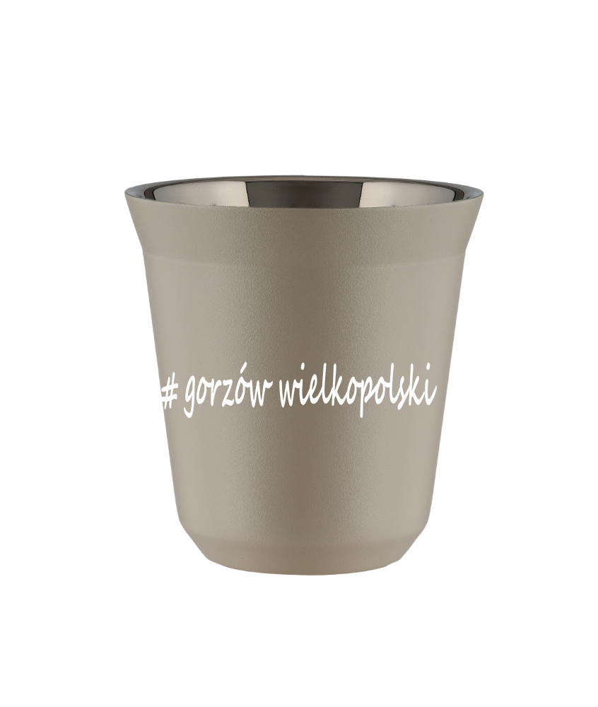 Kubek 150 ml BEŻOWY Gorzów Wielkopolski kubek termiczny na kawe | 65,00 zł Kubek 150 ml BEŻOWY Gorzów Wielkopolski kubek termiczny na kawe | 65,00 zł