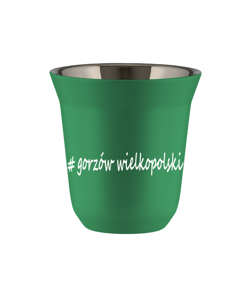 Kubek 240 ml ZIELONY Gorzów Wielkopolski kubek termiczny na kawe | 70,00 zł Kubek 240 ml ZIELONY Gorzów Wielkopolski kubek termiczny na kawe | 70,00 zł