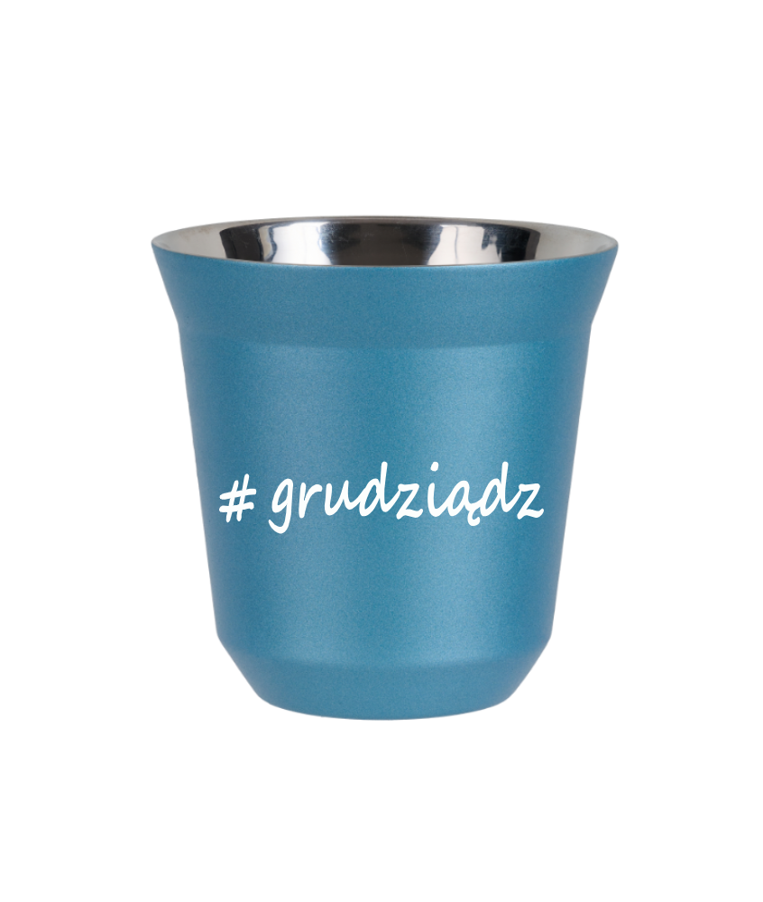 Kubek 80 ml BŁĘKITNY METALIC Grudziądz kubek termiczny na kawe | 65,00 zł Kubek 80 ml BŁĘKITNY METALIC Grudziądz kubek termiczny na kawe | 65,00 zł