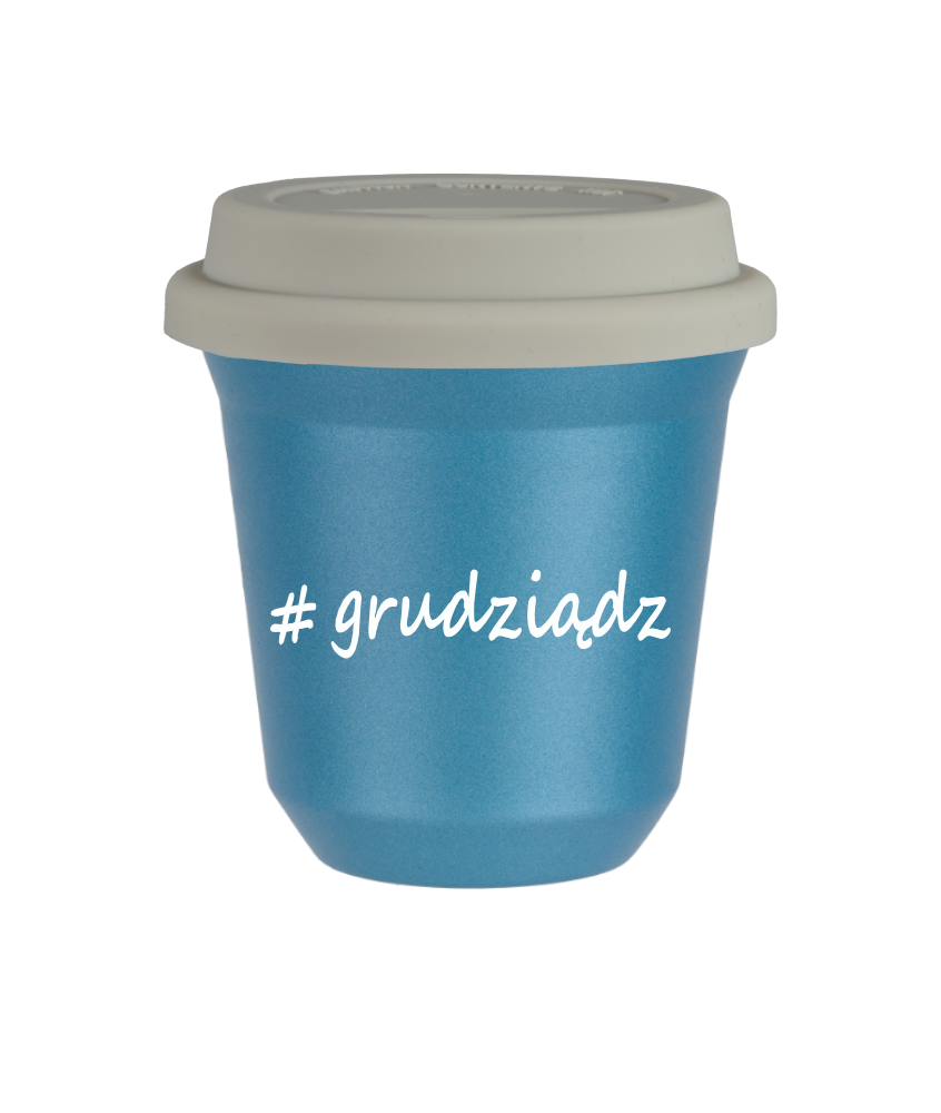 Kubek 240 ml BŁĘKITNY METALIC Grudziądz z pokrywką biala kubek termiczny na kawe | 75,00 zł Kubek 240 ml BŁĘKITNY METALIC Grudziądz z pokrywką biala kubek termiczny na kawe | 75,00 zł