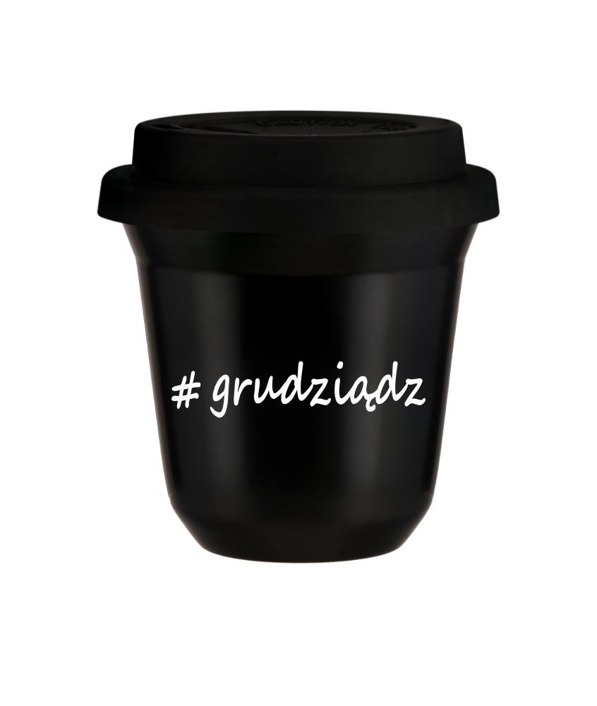 Kubek 150 ml CZARNY Grudziądz z pokrywką czarna kubek termiczny na kawe | 70,00 zł Kubek 150 ml CZARNY Grudziądz z pokrywką czarna kubek termiczny na kawe | 70,00 zł
