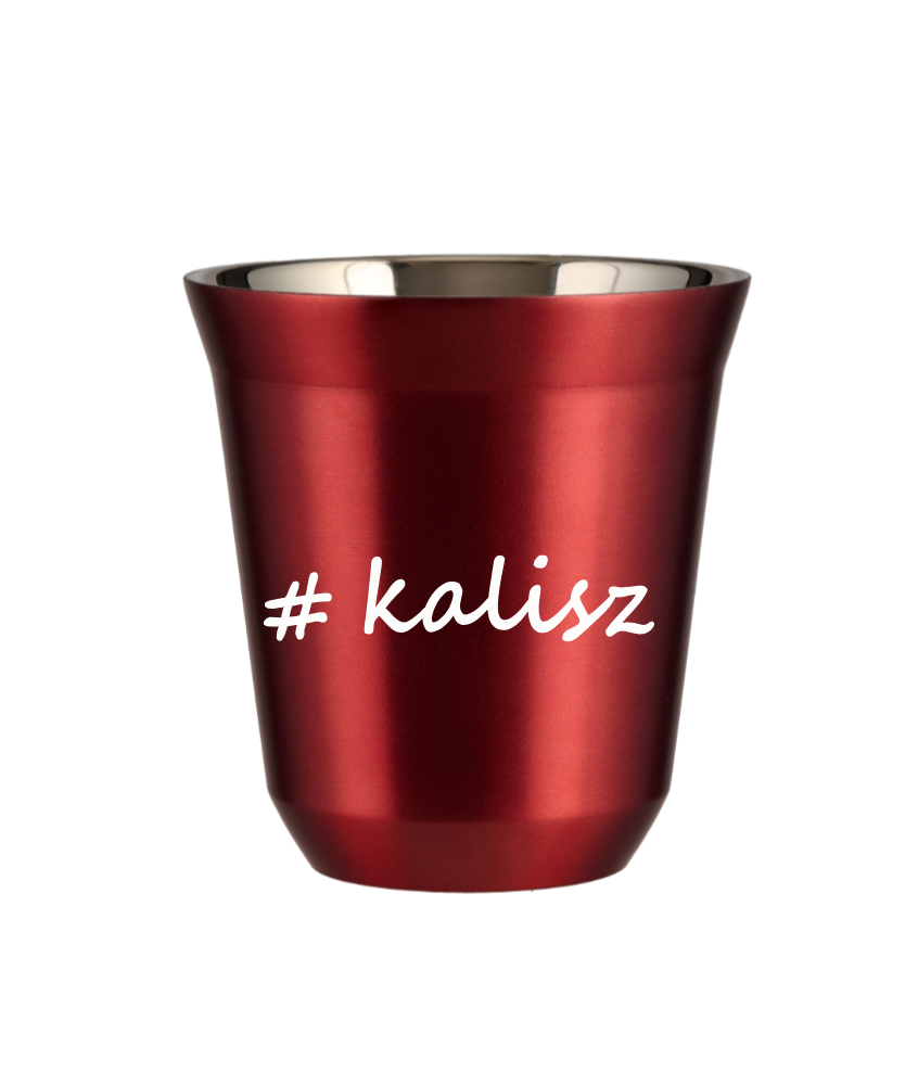 Kubek 80 ml CZERWONY METALIC Kalisz kubek termiczny na kawe | 65,00 zł Kubek 80 ml CZERWONY METALIC Kalisz kubek termiczny na kawe | 65,00 zł