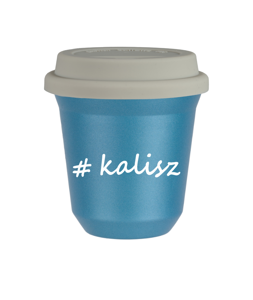 Kubek 150 ml BŁĘKITNY METALIC Kalisz z pokrywką biala kubek termiczny na kawe | 70,00 zł Kubek 150 ml BŁĘKITNY METALIC Kalisz z pokrywką biala kubek termiczny na kawe | 70,00 zł