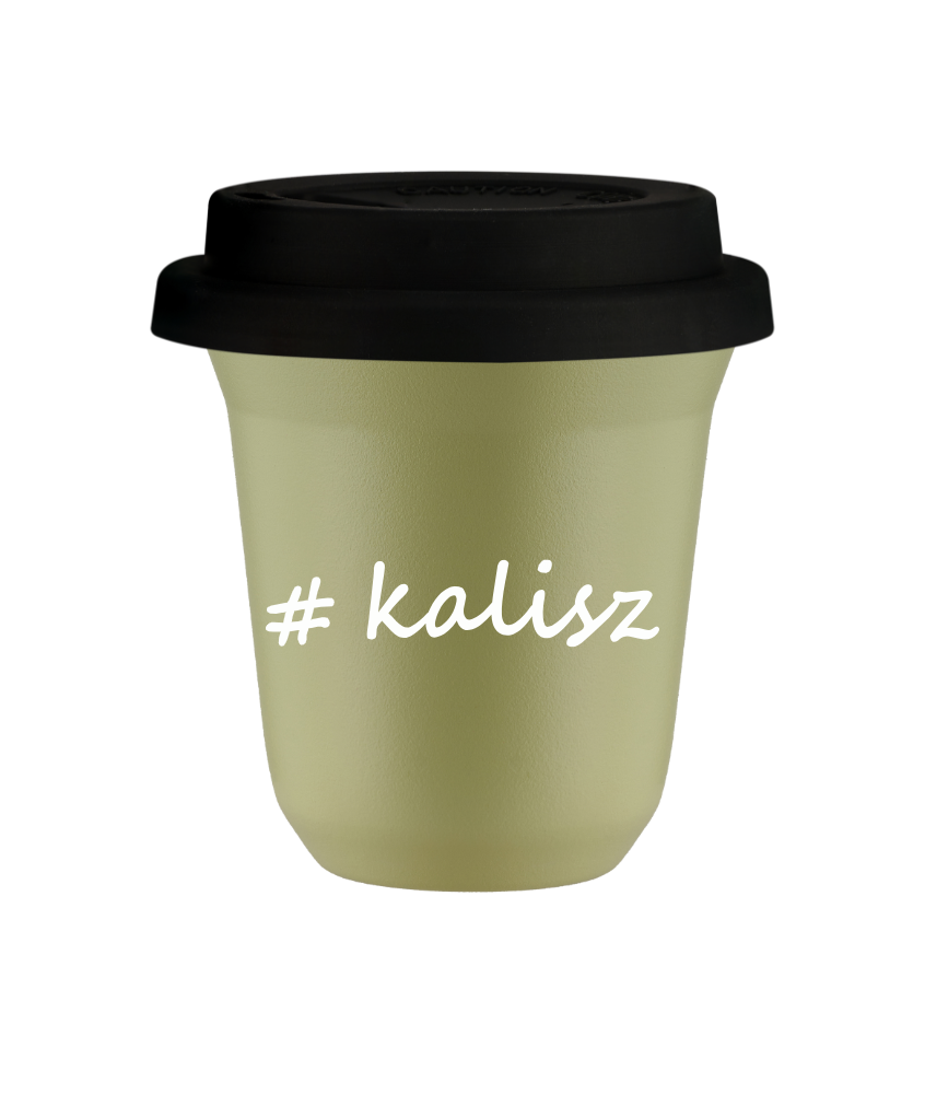 Kubek 150 ml PISTACJOWY Kalisz z pokrywką czarna kubek termiczny na kawe | 70,00 zł Kubek 150 ml PISTACJOWY Kalisz z pokrywką czarna kubek termiczny na kawe | 70,00 zł