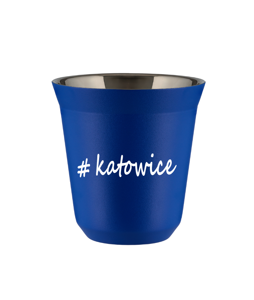 Kubek 150 ml NIEBIESKI Katowice kubek termiczny na kawe | 65,00 zł Kubek 150 ml NIEBIESKI Katowice kubek termiczny na kawe | 65,00 zł
