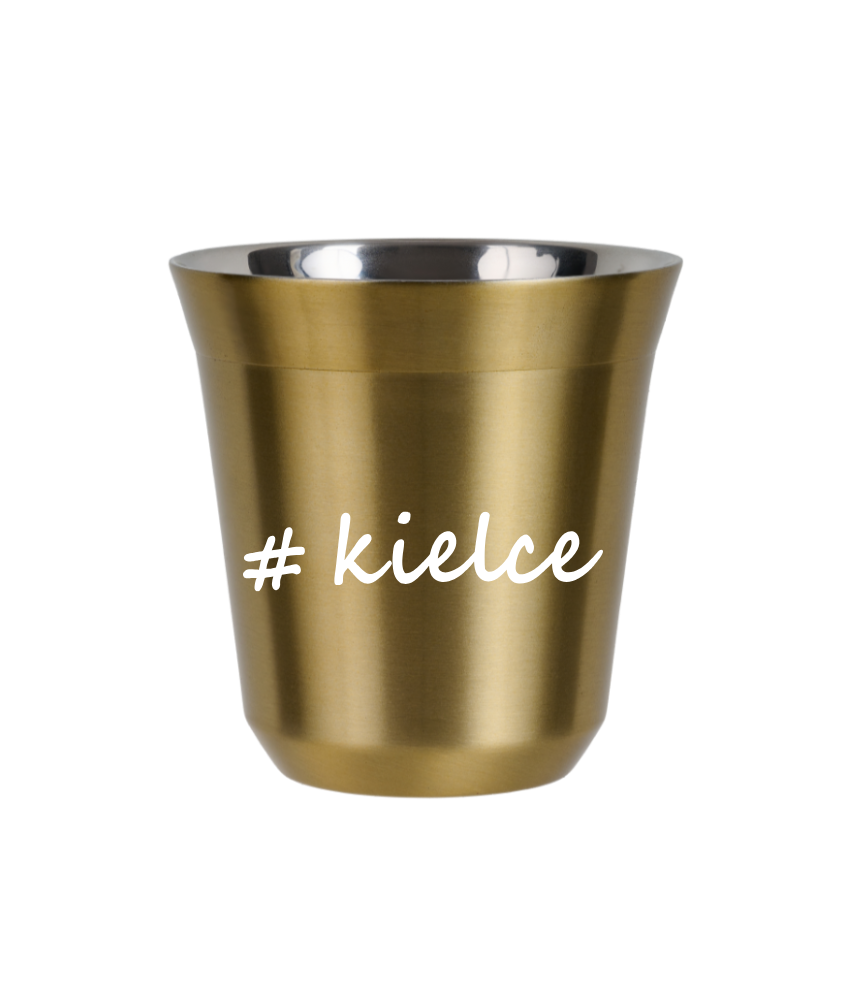 Kubek 150 ml ZŁOTY Kielce kubek termiczny na kawe | 65,00 zł Kubek 150 ml ZŁOTY Kielce kubek termiczny na kawe | 65,00 zł