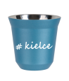 Kubek 80 ml BŁĘKITNY METALIC Kielce kubek termiczny na kawe | 65,00 zł