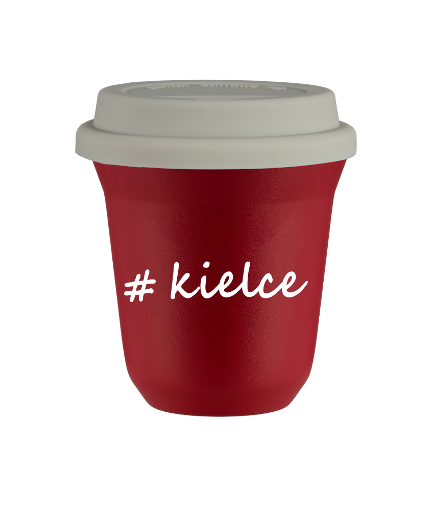 Kubek 150 ml CZERWONY Kielce z pokrywką biala kubek termiczny na kawe | 70,00 zł Kubek 150 ml CZERWONY Kielce z pokrywką biala kubek termiczny na kawe | 70,00 zł