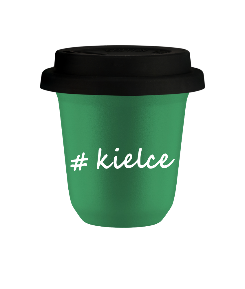 Kubek 150 ml ZIELONY Kielce z pokrywką czarna kubek termiczny na kawe | 70,00 zł Kubek 150 ml ZIELONY Kielce z pokrywką czarna kubek termiczny na kawe | 70,00 zł