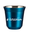 Kubek 80 ml NIEBIESKI METALIC Koszalin kubek termiczny na kawe | 65,00 zł
