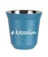Kubek 150 ml BŁĘKITNY METALIC Koszalin kubek termiczny na kawe | 65,00 zł