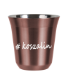 Kubek 80 ml RÓŻOWE ZŁOTO Koszalin kubek termiczny na kawe | 65,00 zł