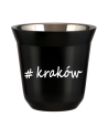 Kubek 150 ml CZARNY Kraków kubek termiczny na kawe | 65,00 zł