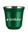 Kubek 150 ml ZIELONY METALIC Kraków kubek termiczny na kawe | 65,00 zł