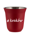 Kubek 150 ml CZERWONY Kraków kubek termiczny na kawe | 65,00 zł